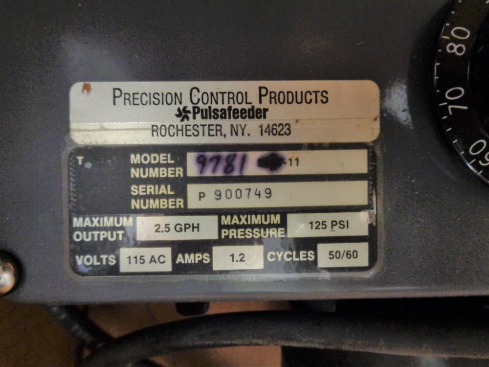 Pulsafeeder Precision Series Mechanical Metering Pump D9781-11